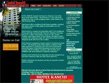 Tablet Screenshot of hotelkanchi.com